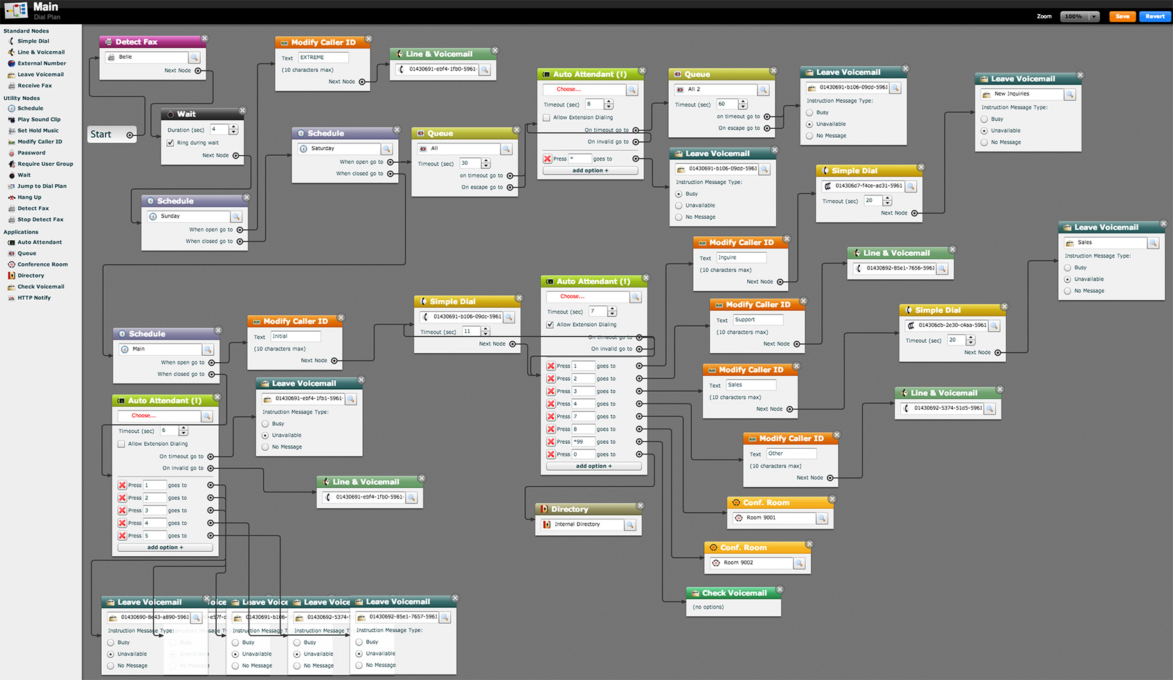 Crazy Dial Plan Editor