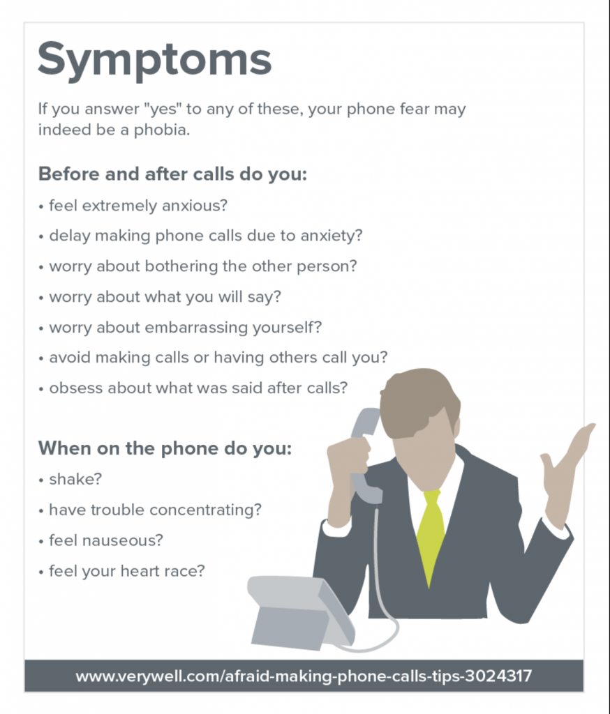 VeryWell Afraid of Making Phone Call Symptoms