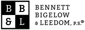 Bennett, Bigelow, and Leedom logo.