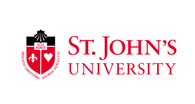 saint john's university logo.