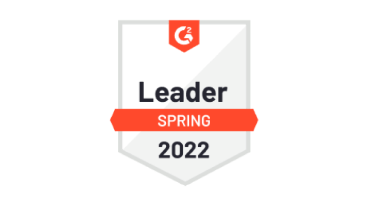 G2 leader spring 2022 badge