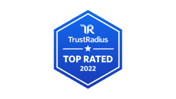 Auszeichnung „Top Rated 2022“ von Trust Radius