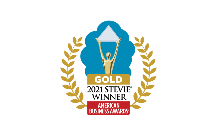 Emblema Gold do Stevie de 2021