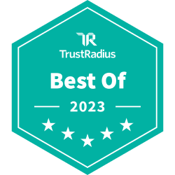 TrustRadius Best of 2023.