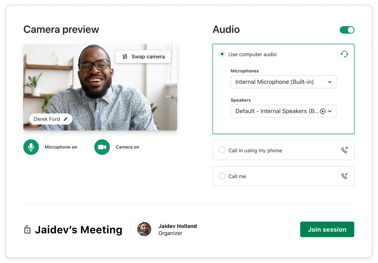 Joining a video meeting with GoToConnect