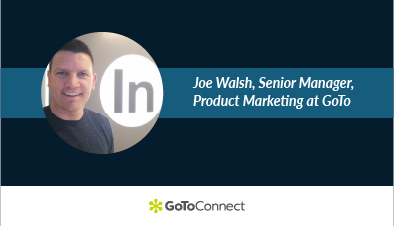 Headshot of Joe Walsh, Senior Manager at GoTo